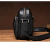 Leather Messenger Bag - Casual Crossbody with Zipper Design