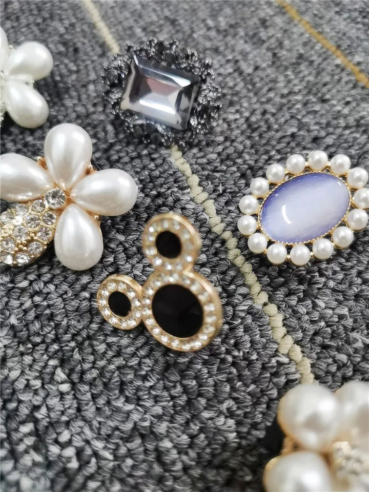 Rhinestone Shoelace Charms - Luxury DIY Shoe Decoration Gifts