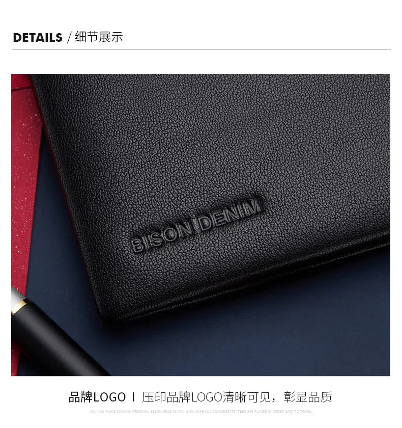 Genuine Leather Vintage Wallet - Designer Card Holder for Men & Women