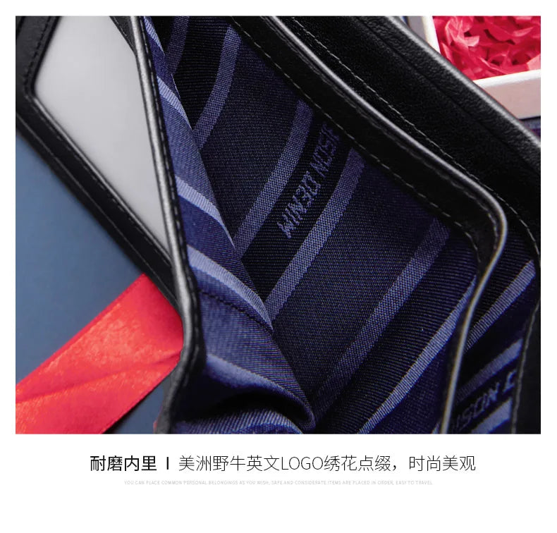 Genuine Leather Vintage Wallet - Designer Card Holder for Men & Women