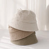 Four Season Women's Bucket Hat - Cotton Fringed with Adjustable Wire Brim