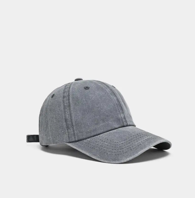 Vintage Hip Hop Baseball Cap - Washed Cotton Snapback for Men & Women