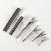 50Pcs Metal Alligator Hair Clips - Duckbill Blank Base for DIY Hair Accessories
