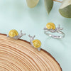 LATS Dainty Snail Earrings - Gold Silver Fashion Studs