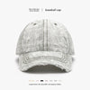 Soft Washed Cotton Baseball Cap - Unisex Adjustable Breathable Design for Daily Wear