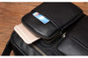Leather Messenger Bag - Casual Crossbody with Zipper Design