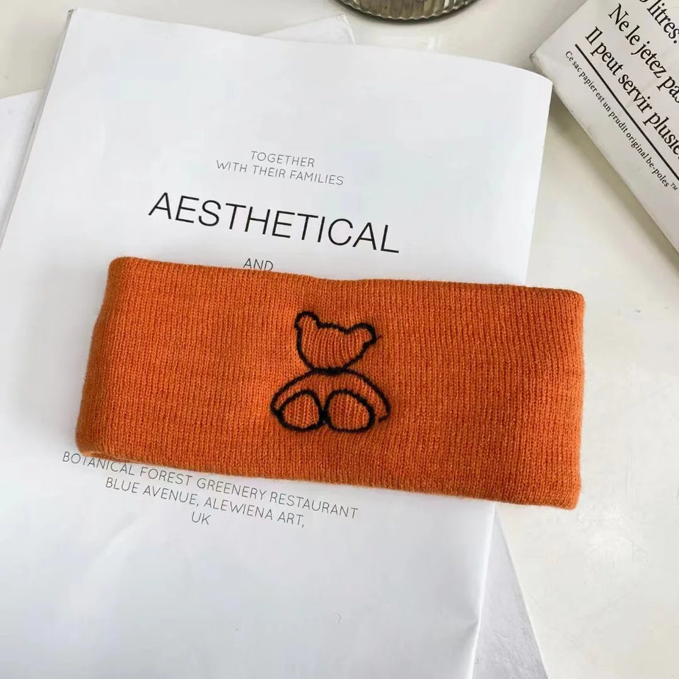 High Stretch Knitted Headband - Yoga, Face Wash & Hair Tie for Autumn/Winter