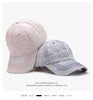 Soft Washed Cotton Baseball Cap - Unisex Adjustable Breathable Design for Daily Wear