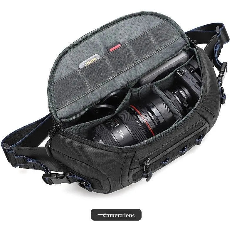 Waterproof Camera Bag - Multi-Function Crossbody for Travel & Outdoor Photography