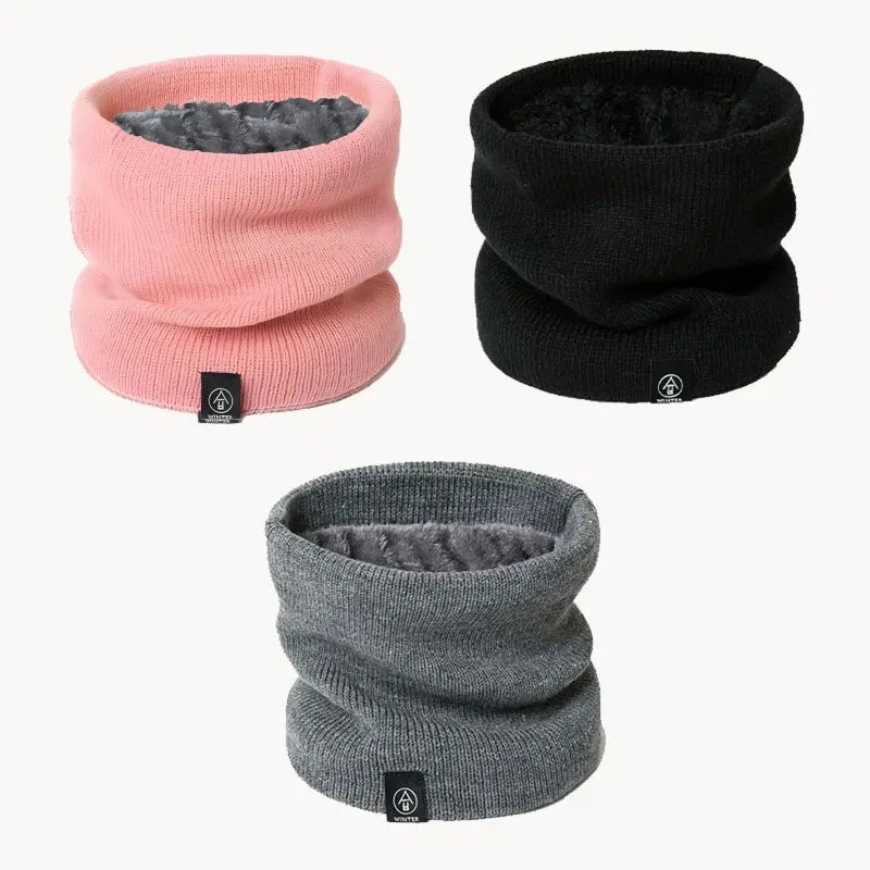 Thick Knitted Winter Scarf - Cashmere-Like Ring Snood