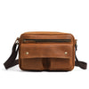 Men's Fashion Leather Bag - Large Crossbody with Pressure-Relief Strap