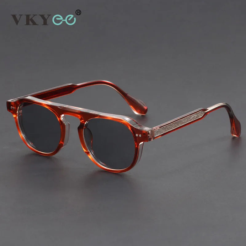 VICKY Designer Geometric Sunglasses - Polarized UV Protection & Prescription Ready