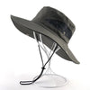 Anti-UV Wide Brim Hat - Unisex Sun Protection for Fishing, Hiking & Beach