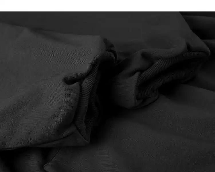 PFNW High Street Men's Hoodie - Oversized Punk Style Double Layer Sweatshirt