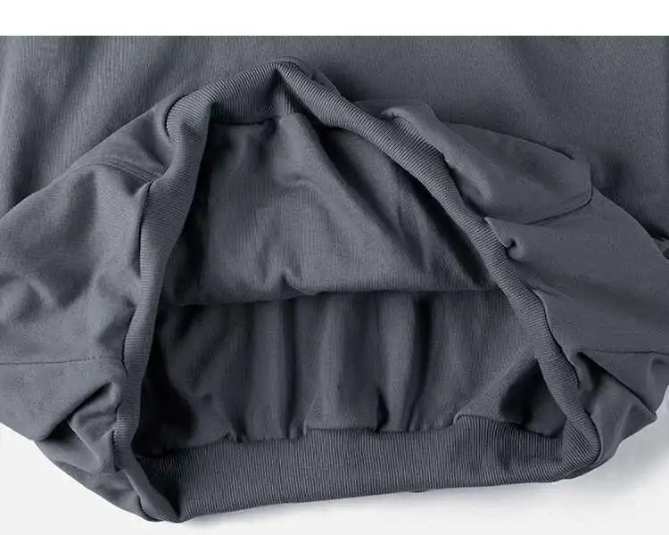 PFNW High Street Men's Hoodie - Oversized Punk Style Double Layer Sweatshirt