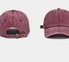 Vintage Hip Hop Baseball Cap - Washed Cotton Snapback for Men & Women