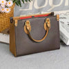 Artistic Retro Cowhide Tote - Women's Premium Leather Handbag with Large Capacity
