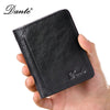 Dante Men's Leather RFID Wallet - Vintage Cowhide Vertical Design with Money Clip