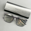 Retro Brown Square Sunglasses - Outdoor UV Protection & Prescription Ready