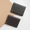 Custom Engraved Leather Card Holder - Personalized Business Wallet for Men