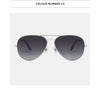 Oversized Aviator Sunglasses - Polarized Retro Design for Men & Women