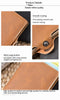 Split Leather RFID Wallet for Men - Slim Pop-Up Design with Money Clip