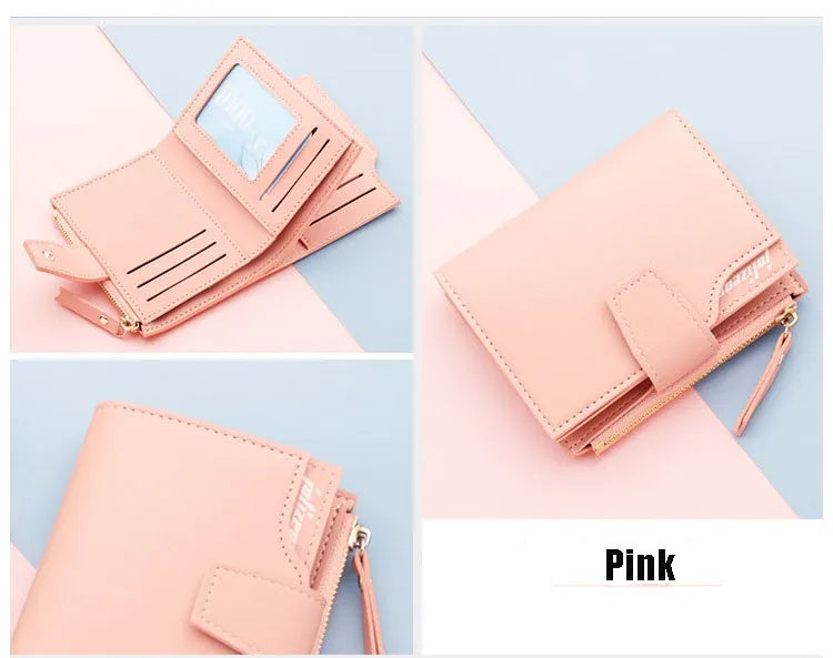 Compact Wallet - Small Women's Purse with Multiple Card Slots