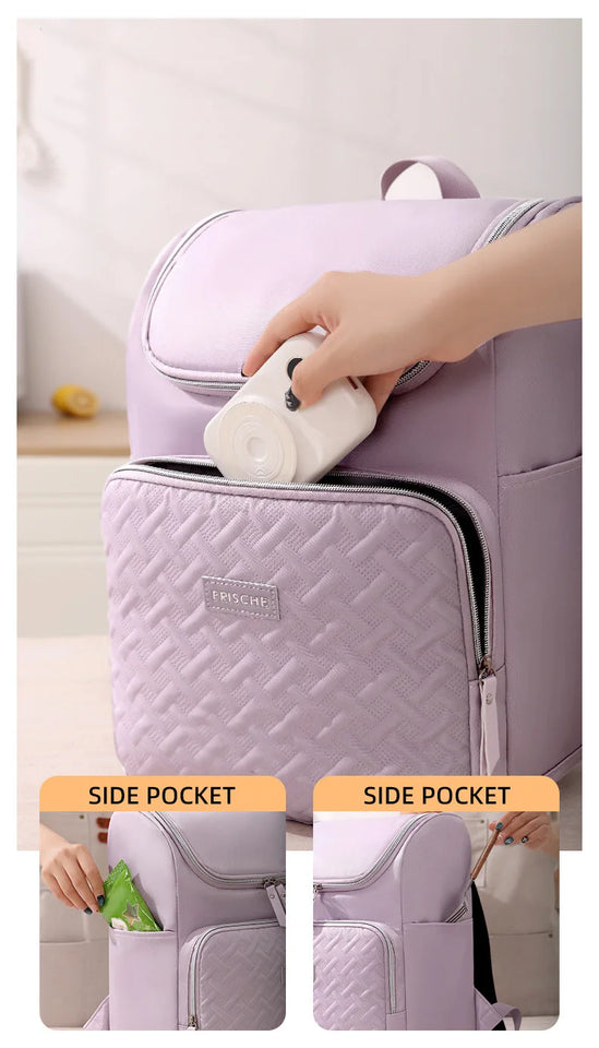 Large Capacity Cooler Backpack - Insulated Leakproof Bag for Camping, Hiking & Picnic