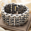 Gothic Punk Skull Bracelet - Trendy Stainless-Steel Bangle