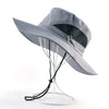 Anti-UV Wide Brim Hat - Unisex Sun Protection for Fishing, Hiking & Beach