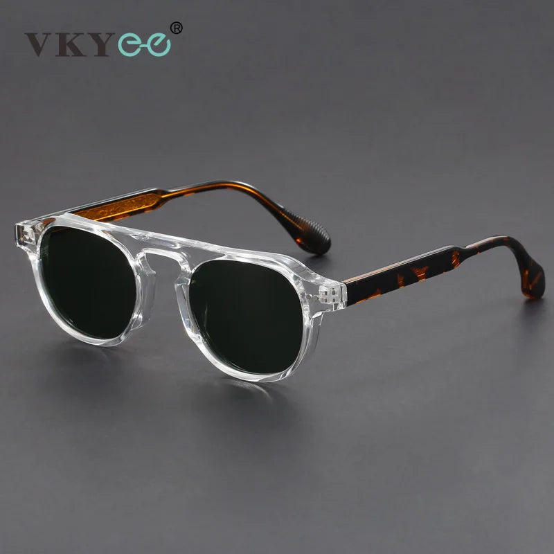 VICKY Designer Geometric Sunglasses - Polarized UV Protection & Prescription Ready
