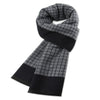Luxury Men's Cashmere Scarf - Winter Wool Plaid Muffler Perfect for Gifts