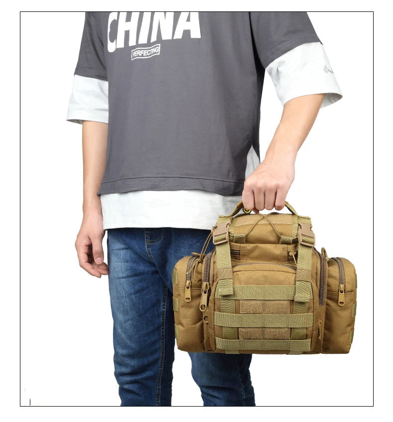 Outdoor MOLLE Bag - Tactical Camo Pack for Camping, Hunting & Fishing
