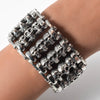 Gothic Punk Skull Bracelet - Trendy Stainless-Steel Bangle