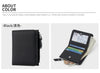 RFID Blocking Women's Leather Wallet - Compact Multi-Card Bifold Purse