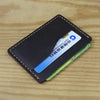 Business Card Holder - Genuine Leather Credit Card Wallet & ID Organizer