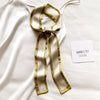 Satin Ribbon Neckerchief for Women - 6x115cm Long Silk-Style