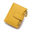 Large Capacity Women's RFID Wallet - Leather Bifold with Coin Pocket & ID Windows