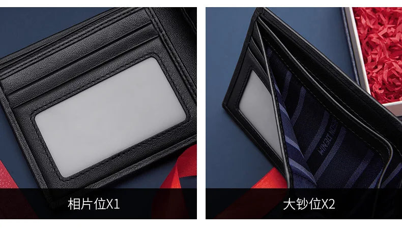 Genuine Leather Vintage Wallet - Designer Card Holder for Men & Women