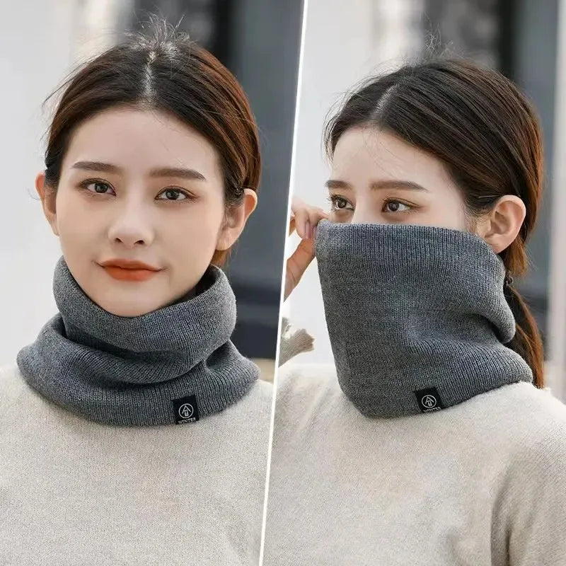 Thick Knitted Winter Scarf - Cashmere-Like Ring Snood