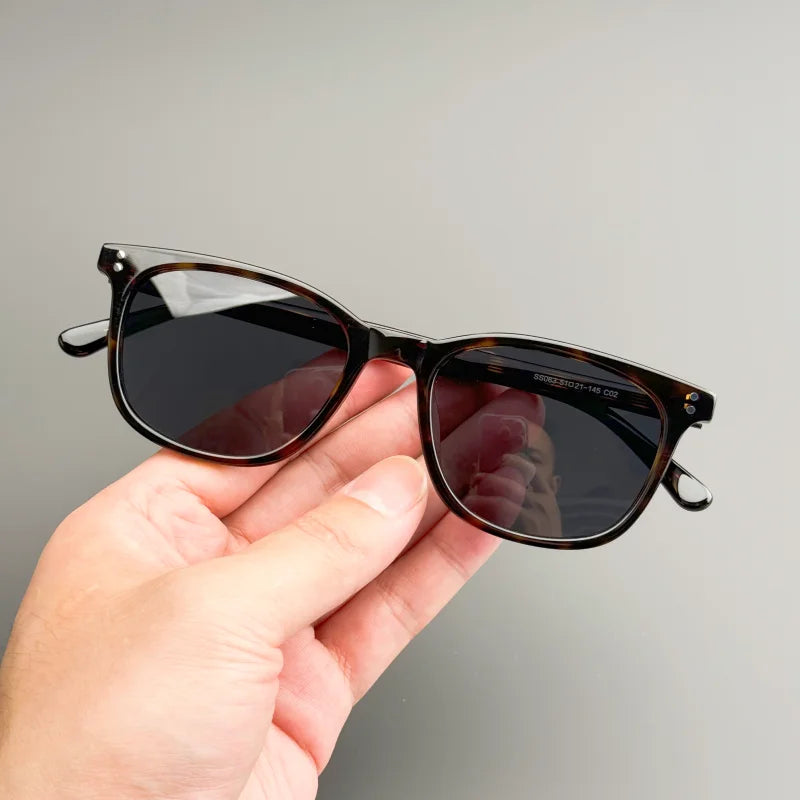 Classic Square Sunglasses - Hand-Designed Acetate Frames with UV400 Protection