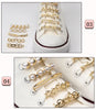 Luxury Pearl Shoe Charm - Vintage Rhinestone Shoelace Buckle Accessory