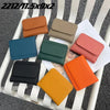 Women's Leather Wallet - Small Folding Purse with Multiple Compartments