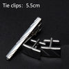 Men's Classic Cufflinks & Tie Clip Set - Luxury Fashion Jewelry Gift