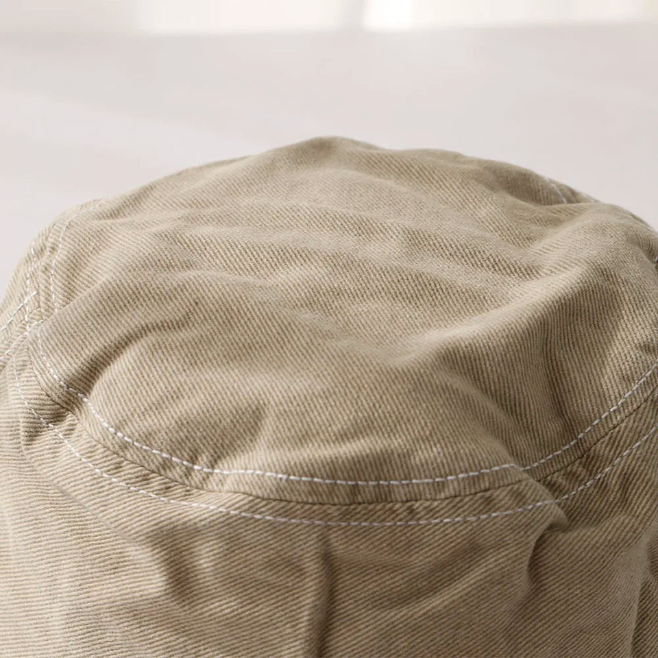 Four Season Women's Bucket Hat - Cotton Fringed with Adjustable Wire Brim