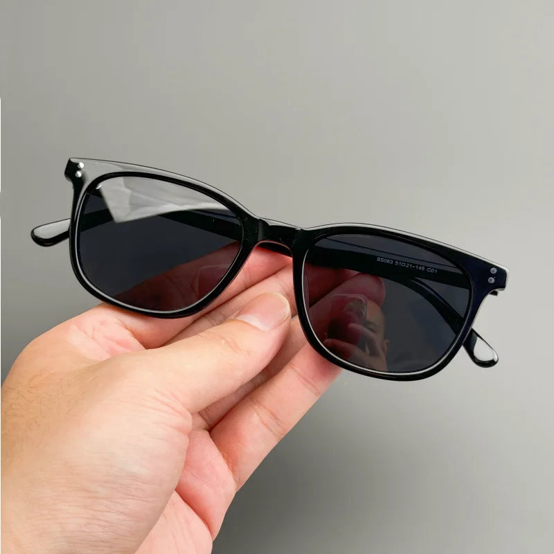 Classic Square Sunglasses - Hand-Designed Acetate Frames with UV400 Protection