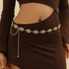 Vintage Bohemian Waist Chain - Hollow Metal Belt Jewelry