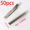 50Pcs Metal Alligator Hair Clips - Duckbill Blank Base for DIY Hair Accessories