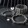 Gothic Punk Skull Bracelet - Trendy Stainless-Steel Bangle
