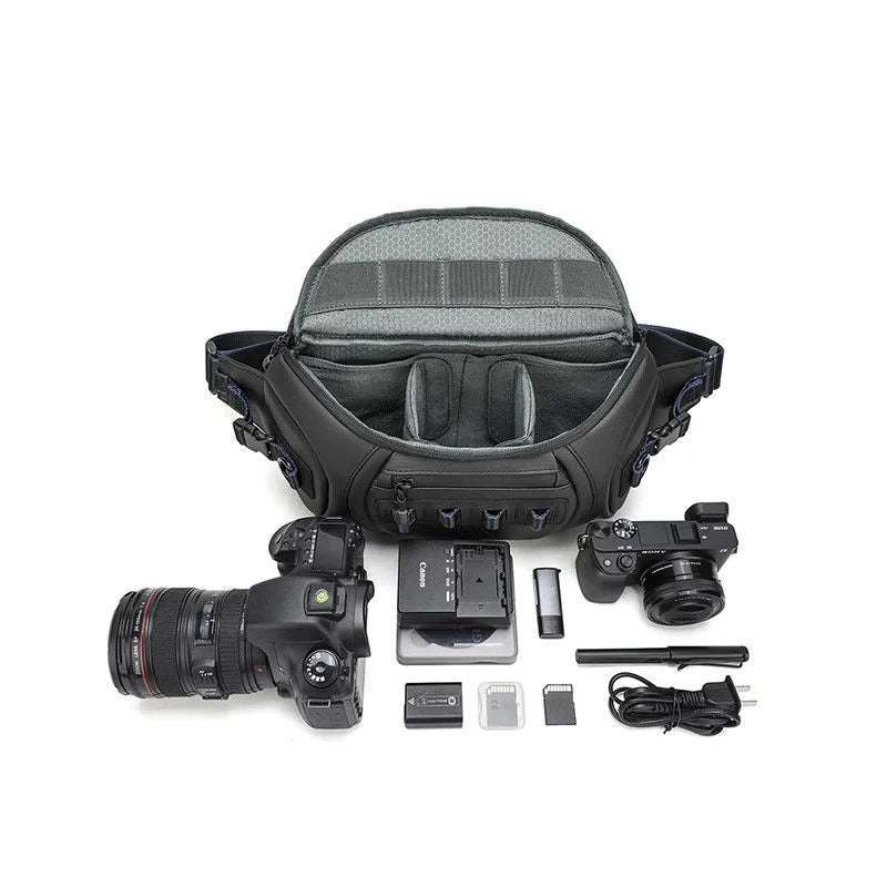 Waterproof Camera Bag - Multi-Function Crossbody for Travel & Outdoor Photography